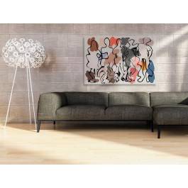 Gabinet cieni - nowoczesny obraz na płótnie - 120x80 cm Gabinet cieni - nowoczesny obraz na płótnie - 120x80 cm