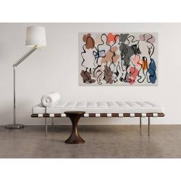 Gabinet cieni - nowoczesny obraz na płótnie - 120x80 cm Gabinet cieni - nowoczesny obraz na płótnie - 120x80 cm
