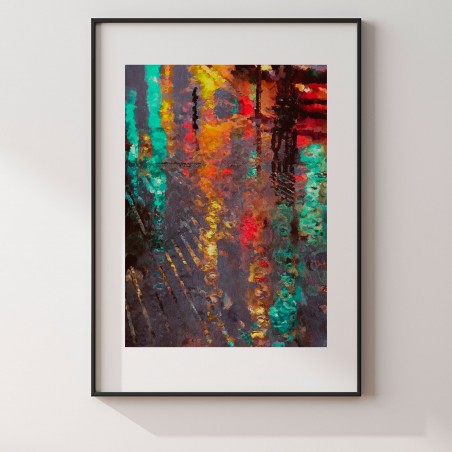 Odbicie deszczowego miasta...