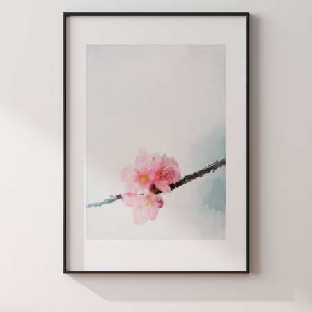 Gałązka kwiecia - plakat...