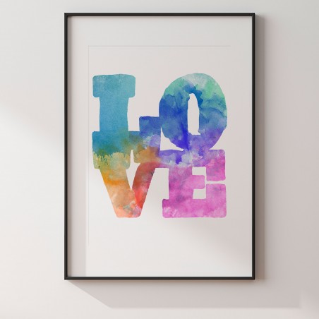 Akwarelowa miłość - plakat...