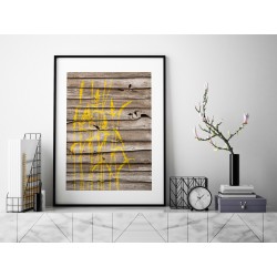 Łąka w stylu vintage - plakat dekoracyjny