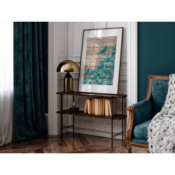 Ptaki w stylu vintage - plakat dekoracyjny