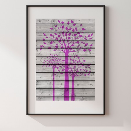 Drzewo w stylu vintage -...