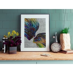 Taniec żywiołów - plakat dekoracyjny