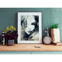 Dusza z antracytu - plakat dekoracyjny