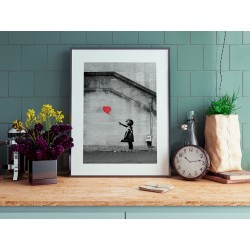 Banksy - Dziewczynka  - plakat dekoracyjny