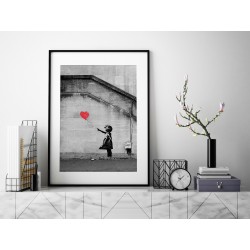Banksy - Dziewczynka  - plakat dekoracyjny
