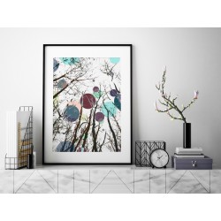 Spotkanie planet - plakat dekoracyjny