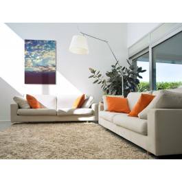 Niebo nad Wrocławiem - nowoczesny obraz na płótnie - 50x70 cm