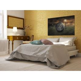 Planeta X - nowoczesny obraz na płótnie - 120x80 cm