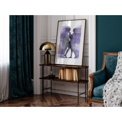 Metafizyka miłości we fioletach - plakat dekoracyjny