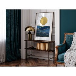 Atramentowe ukojenie - plakat dekoracyjny