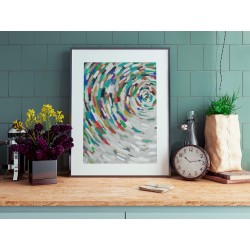 Alabastrowa tafla - plakat dekoracyjny