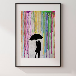 Miłosny skafander - plakat dekotacyjny