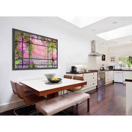 Wiszące ogrody - nowoczesny obraz na płótnie - 120x80 cm Wiszące ogrody - nowoczesny obraz na płótnie - 120x80 cm