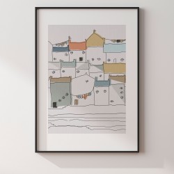 Zamki na piasku - plakat dekoracyjny