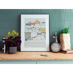 Zamki na piasku - plakat dekoracyjny