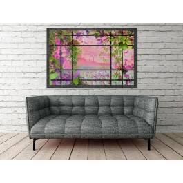 Wiszące ogrody - nowoczesny obraz na płótnie - 120x80 cm Wiszące ogrody - nowoczesny obraz na płótnie - 120x80 cm