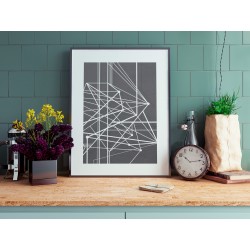 Trajektoria losu - plakat dekoracyjny