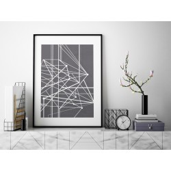 Trajektoria losu - plakat dekoracyjny