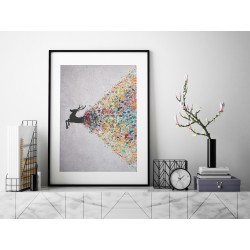 Gejzer ekspresji - plakat dekoracyjny