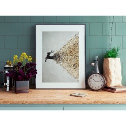 Krater ekstrawertyzmu - plakat dekoracyjny