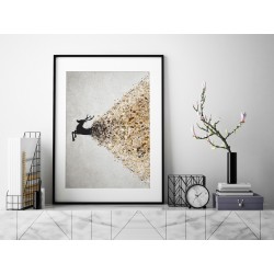 Krater ekstrawertyzmu - plakat dekoracyjny