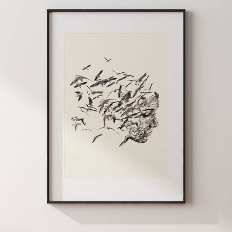 Uciekające myśli - plakat...