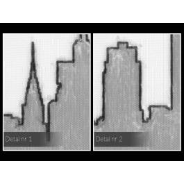 Nowojorski szkicownik - nowoczesny obraz na płótnie - 120x80 cm