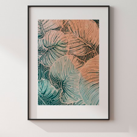 Monstera deliciosa - plakat...