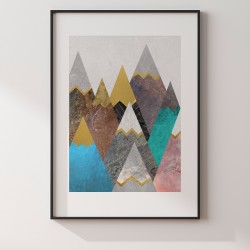 Lukrowe wierchy - plakat dekoracyjny