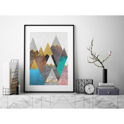 Lukrowe wierchy - plakat dekoracyjny