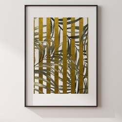 Złoty azyl - plakat dekoracyjny