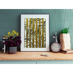 Złoty azyl - plakat dekoracyjny