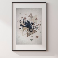 Dekonstrukcja - plakat dekoracyjny