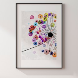 Podmuch radości - plakat dekoracyjny