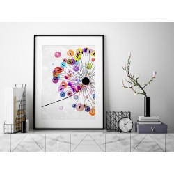 Podmuch radości - plakat dekoracyjny