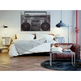 Muzeum dźwięku - nowoczesny obraz na płótnie - 120x80 cm