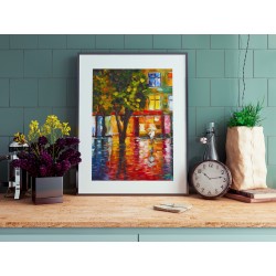 Płynący trotuar - plakat dekoracyjny