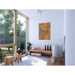 Jesienne barwy natury - nowoczesny obraz na płótnie - 50x70 cm