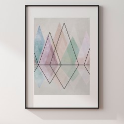 Diamentowy szlak - plakat dekoracyjny