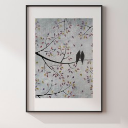 Wolni w miłości - plakat dekoracyjny