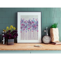 Kaligrafia mglistych wzruszeń - plakat dekoracyjny