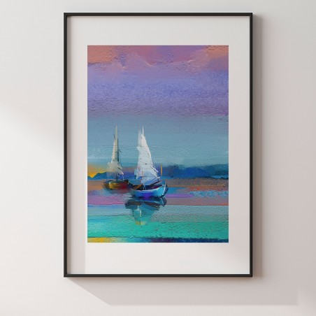 Wschód słońca na Mazurach -...