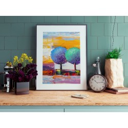 Leśny skansen - plakat dekoracyjny