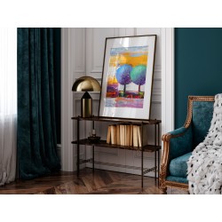 Leśny skansen - plakat dekoracyjny