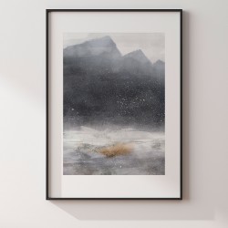 W objęciach chłodu - plakat dekoracyjny