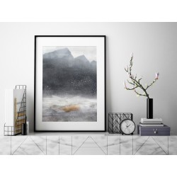 W objęciach chłodu - plakat dekoracyjny