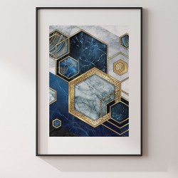 Szafirowy sygnet - plakat dekoracyjny